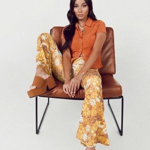 PRINCESS POLLY RETRO FLARE PANTS - US 8